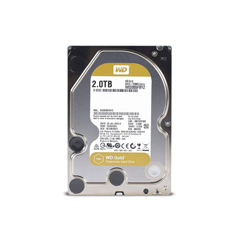 WD2005FBYZ WD 2TB Gold 7.2K 3.5”  6G SATA Hard Drive WD2005FBYZ WD 2TB Gold 7.2K 3.5”  6G SATA Hard Drive