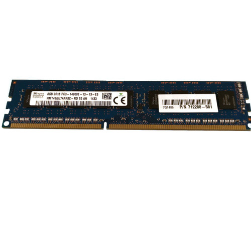 712288-581 HP 8GB 1 PC3-14900E DDR3 Unbuffered ECC Memory 712288-581 HP 8GB 1 PC3-14900E DDR3 Unbuffered ECC Memory