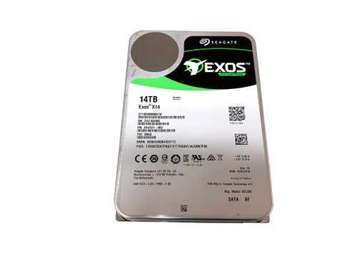 Seagate 14TB HDD Exos X14 7200 RPM 512e/4Kn SATA 6Gb/s 256MB Cache 3.5-Inch  Enterprise Hard Drive (ST14000NM0018)