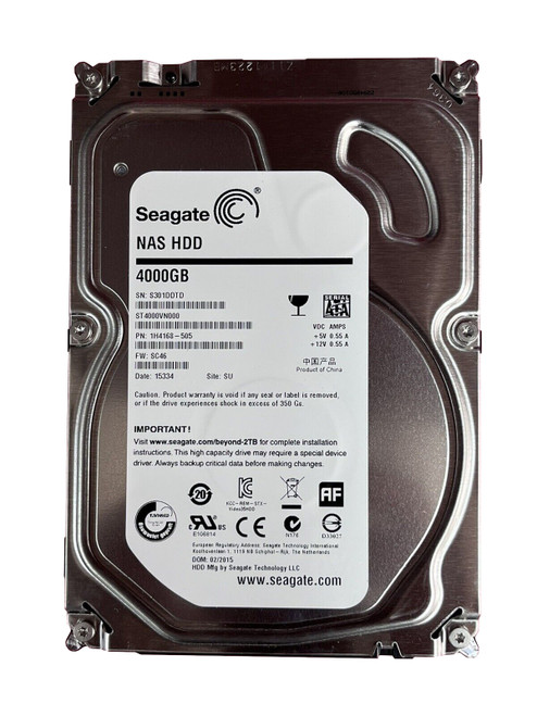 ST4000VN000 Seagate 4TB 5.9K 3.5 SATA 6G NAS Hard Drive