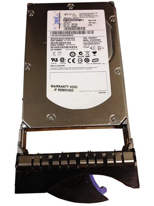 PCパーツ IBM 300GB HOTSWAP 15K SAS HDD 35&quot; 00E9912 IBM HDD 300GB 15K SAS 6G 2.5