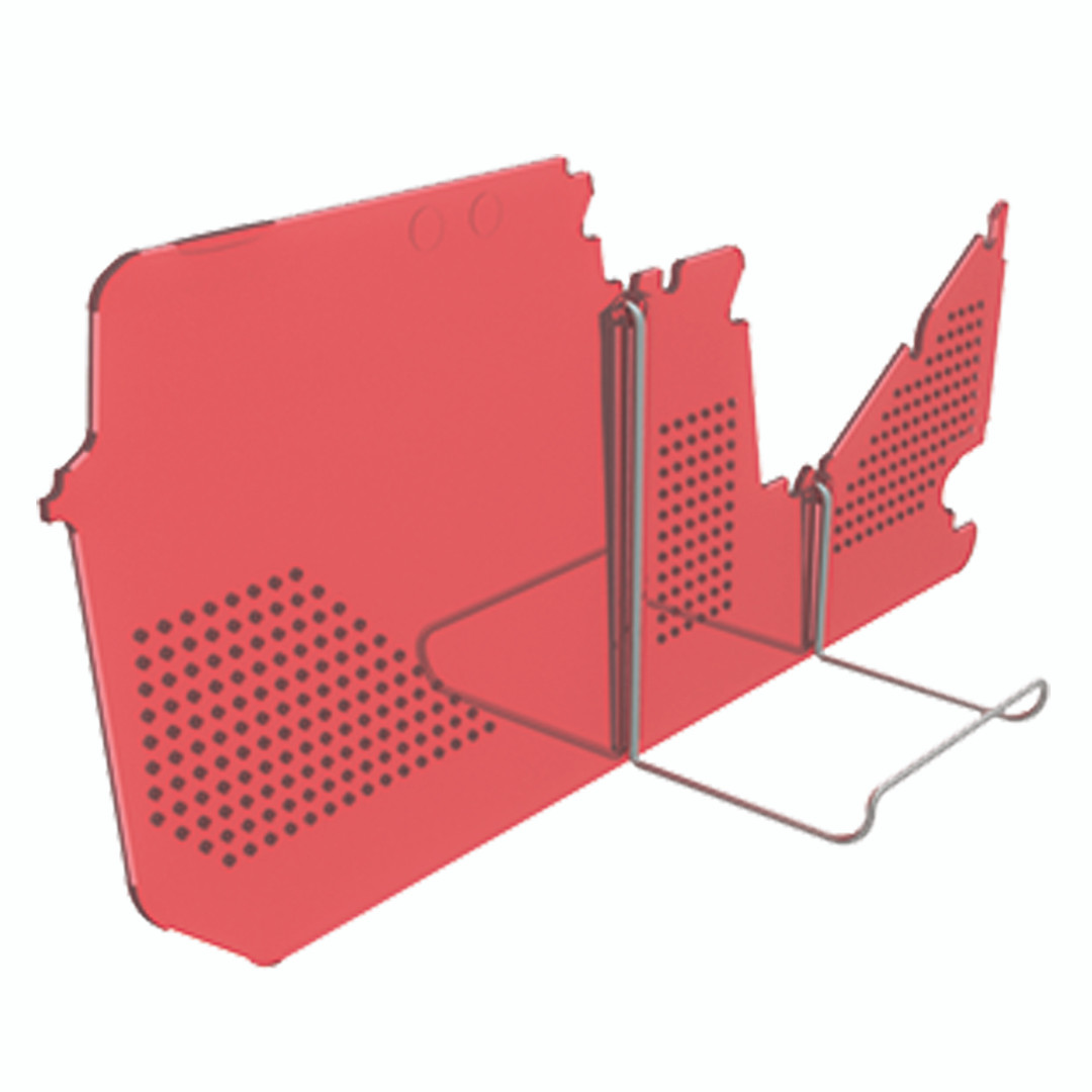 Allentown NexGen Mouse 500 Cage Divider - Red, High-Temperature