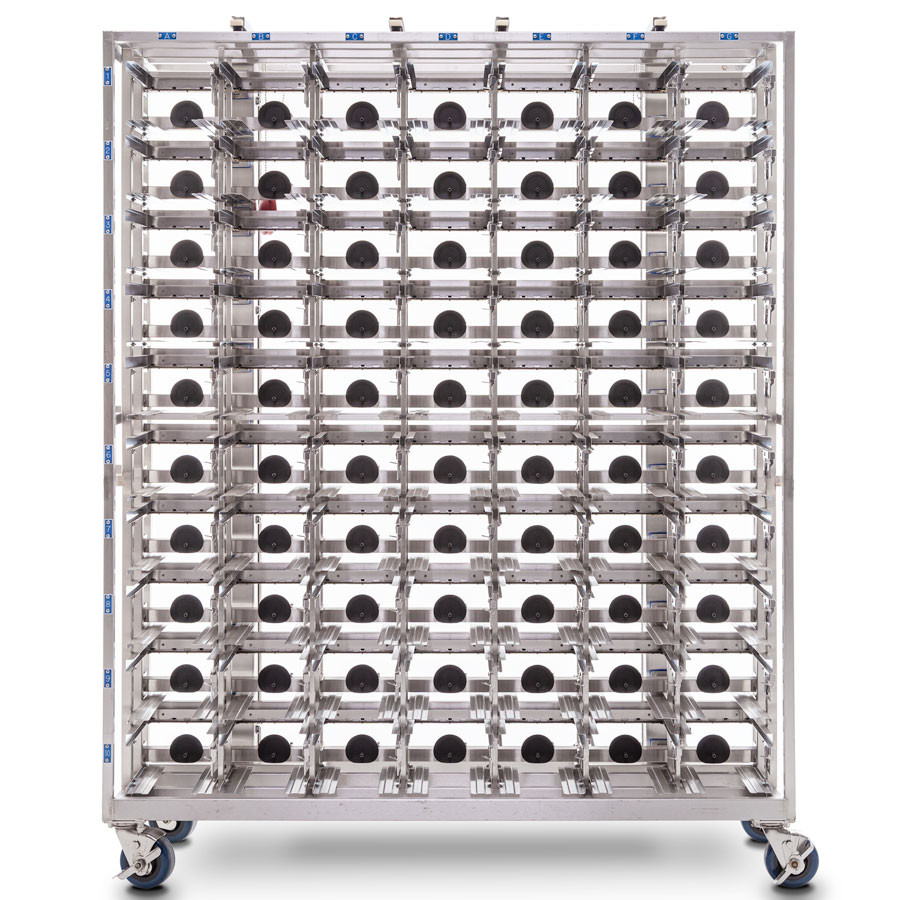 mik 70 CAGE (75 JAG) MOUSE MICRO VENT RACK (REFURB-0151) - Allentown LLC