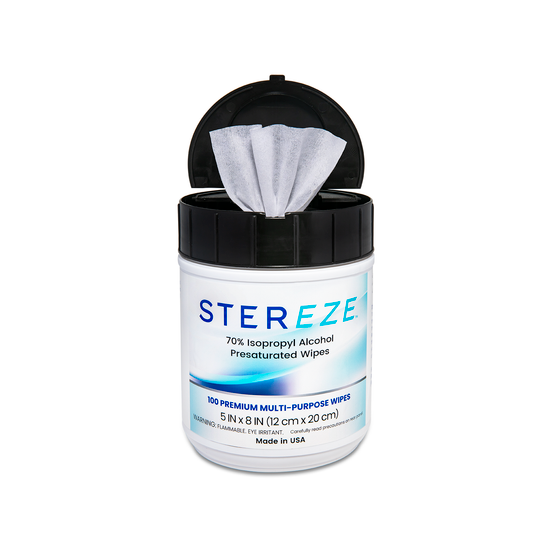 Stereze Surface Cleaning Wipes, Tub (STIA100W-CS)