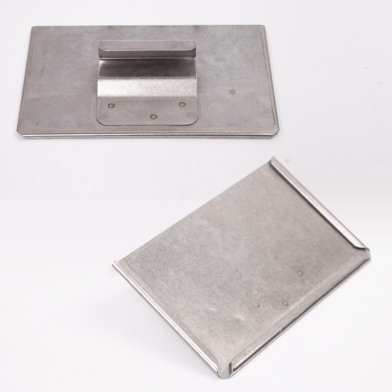 CARDHOLDER, 3” X 5”, STAINLESS STEEL HORIZONTAL (REFURB-0195)