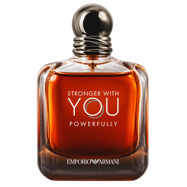 Discover the bold charm of Emporio Armani Stronger With You Powerfully, a mens fragrance that brings warmth, depth, and modern style in every spray. Launched in 2026, this Eau de Parfum Spray opens with a lively mix of cherry and mandarin orange, giving it a fresh and inviting start that feels confident and refined.