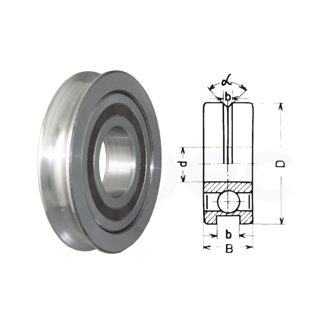 Single Row Straightening Roller Sealed
