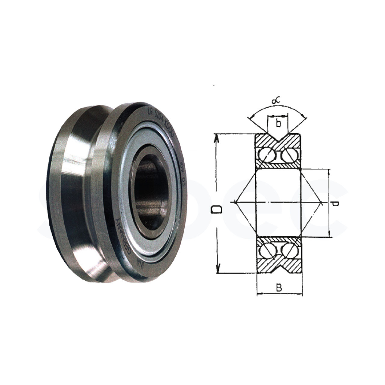 Double Row Straightening Rollers Sealed