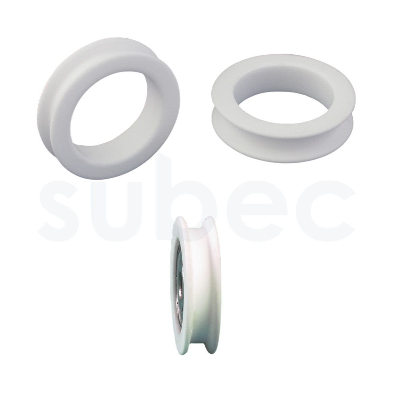 Flat groove, for bearings