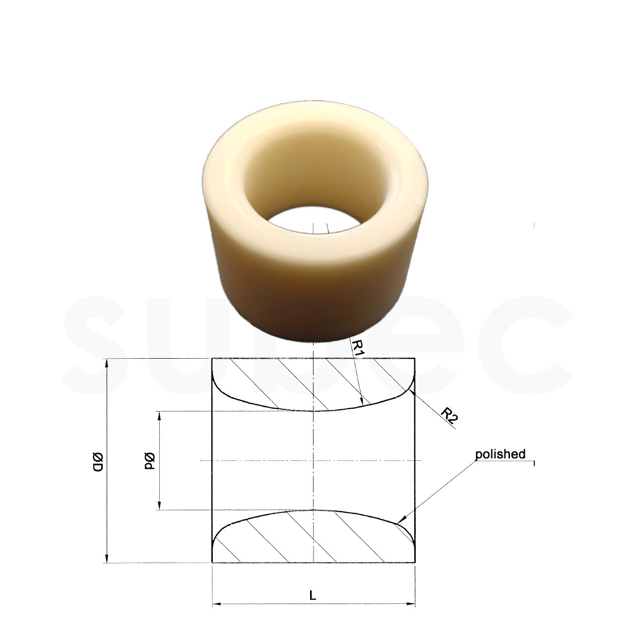 Tube Eyelets with Radius Inside