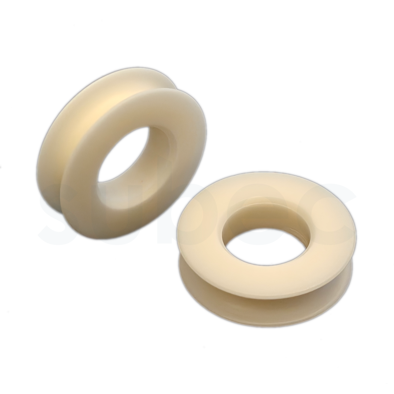 Radius groove, without bearings