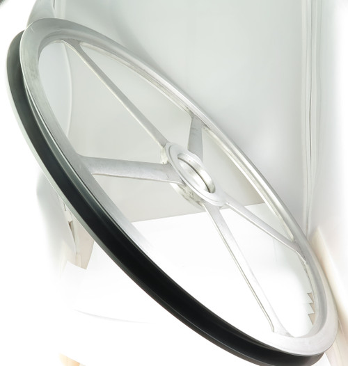 Wheel Ø500mm, ALU, Groove 15 mm, incl. Ceramic coating 0,3mm in groove