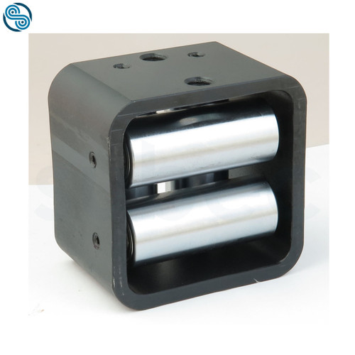 Roller Cross, Profile 80x80mm, D25-HRX Rollers, Opening 6mm