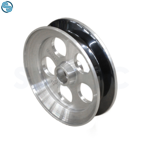 Wheel Ø55mm, ALU, Groove flat 6,4mm, width 18 mm, ceramic coating Cr2O3