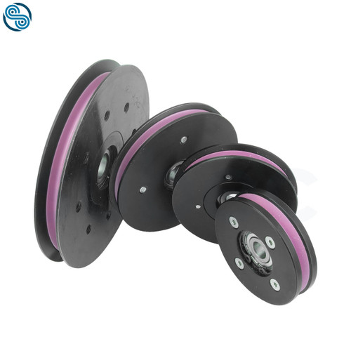 Wheel, Ø127 (5''), with Ceramic Insert 95% Al2O3, Al. Flange