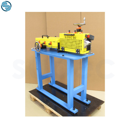 Wire Straightener for Busbar, S 80-SY-7, Double, with Position Indicators at set screws and handwheel, for SD Rollers, CC170mm