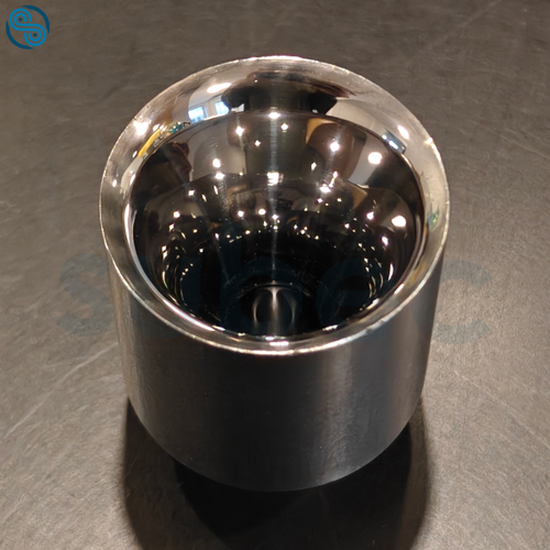 Tungsten Carbide tube eyelet,  ØD40; Ød12;  ØD2=26; L50; R3  polished, Grade K20