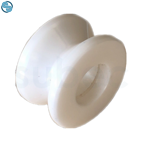 Ceramic Roller SL35, ØD35; B20; b12,4; 90° V-groove, Zirconia (incl. bearing 628-2Z)