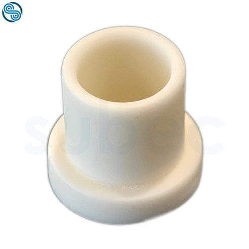 Flanged Ceramic Eyelet, ØF13; ØD10; Ød7,5; L12; E3,2