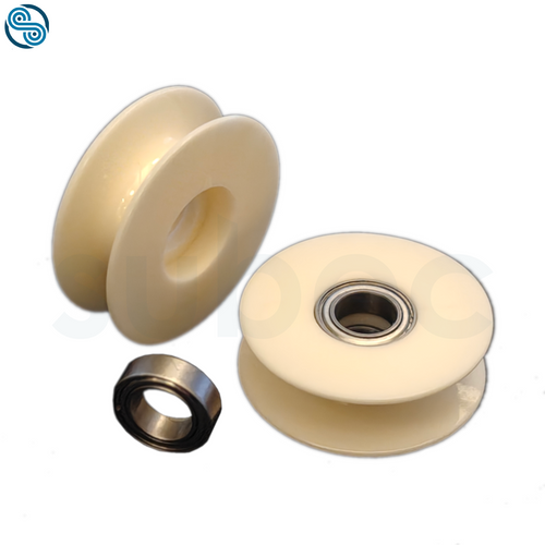 Ceramic Roller without Bearing, ØD24,5; Ød10; B8; b6,6; R2,5; djup5,4mm