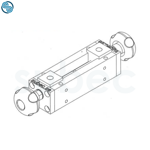 Block L=165, 50x45, Ph, A=145, individual adjustment, 2 handknobs