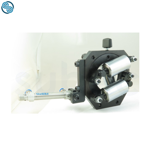 Iris Rollersystem, opening Ø0-35mm, pneumatic open/close, Ø25-Rollers