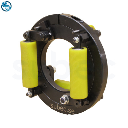 Iris Guide Rollers, opening Ø12-80mm, Rollers PU 90 Shore A;  D28/20, for use in rotation