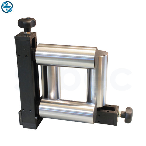 Adjustable Roller Cross with HRX D60 L160 Rollers, max. product Ø170mm