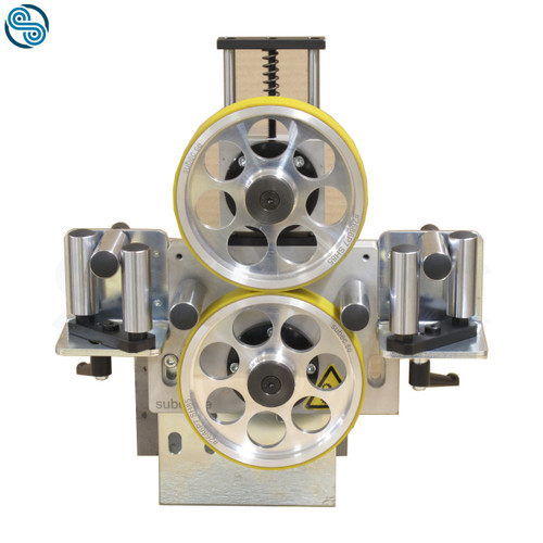 Length Counter MS 0,35-5, PU 85 Shore A coated Measuring- and Counter Wheel; Linear guided Encoder wheel; Encoder incl