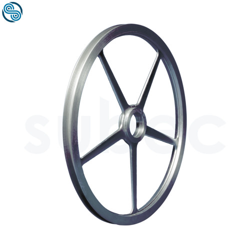 Wheel Ø500mm, ALU, Groove 15 mm, Hard Anodized; Nested