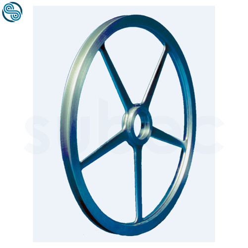 Wheel Ø500mm, ALU, Groove 20 mm, Hard Anodized, Bearing seat Ø68mm; Nested