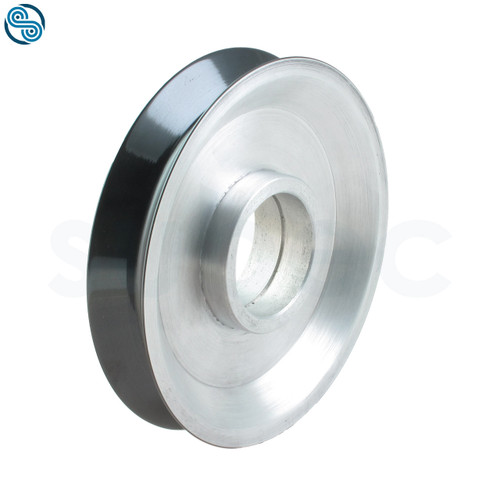Wheel Ø90mm, ALU, Groove Radius 2,5mm, width 18 mm, ceramic coating Cr2O3