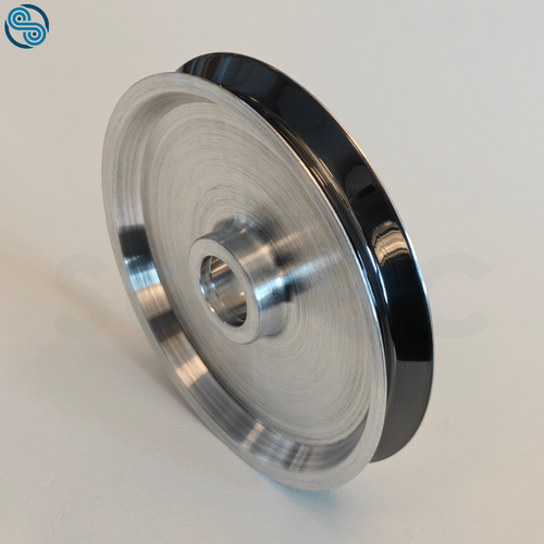 Wheel DØ77, ALU + Ceramic coating, bearing seat  Ø13mm