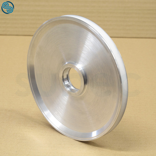 Wheel Ø146mm, ØD=159 ALU, B=12, b=10;; V-groove; Alu.Ox (White)