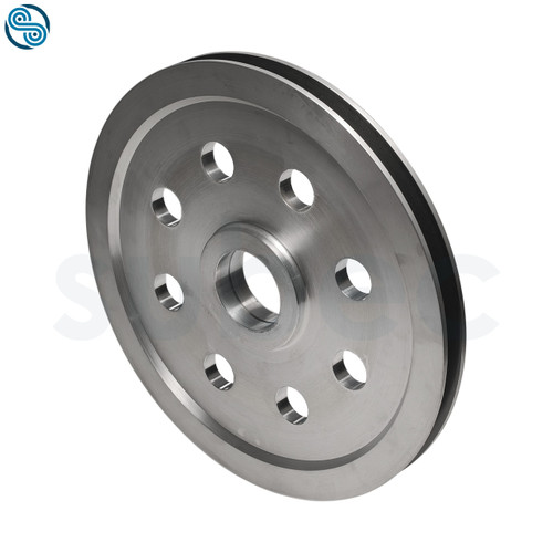 Wheel Ø300mm; ALU; B=27; Groove R3; bearing seat Ø62; Ceramic coated Cr2O3