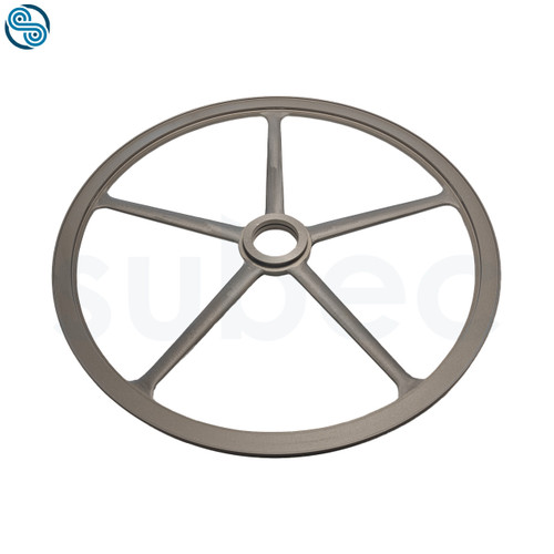 Wheel Ø600mm, ALU, Groove Radius 6 mm, hard anodized