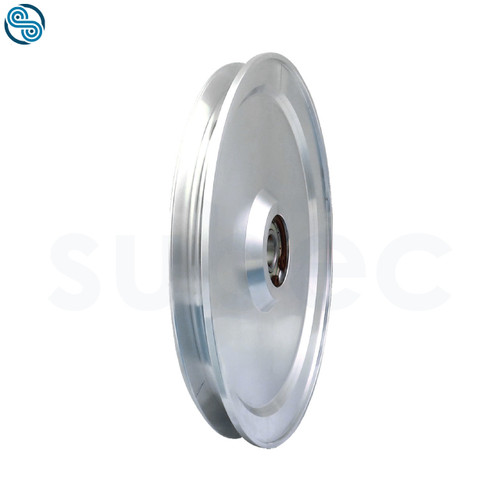 Sheave Ø90mm, ALU, Groove 50°; b=4,3mm; Hard Anodized; Nested