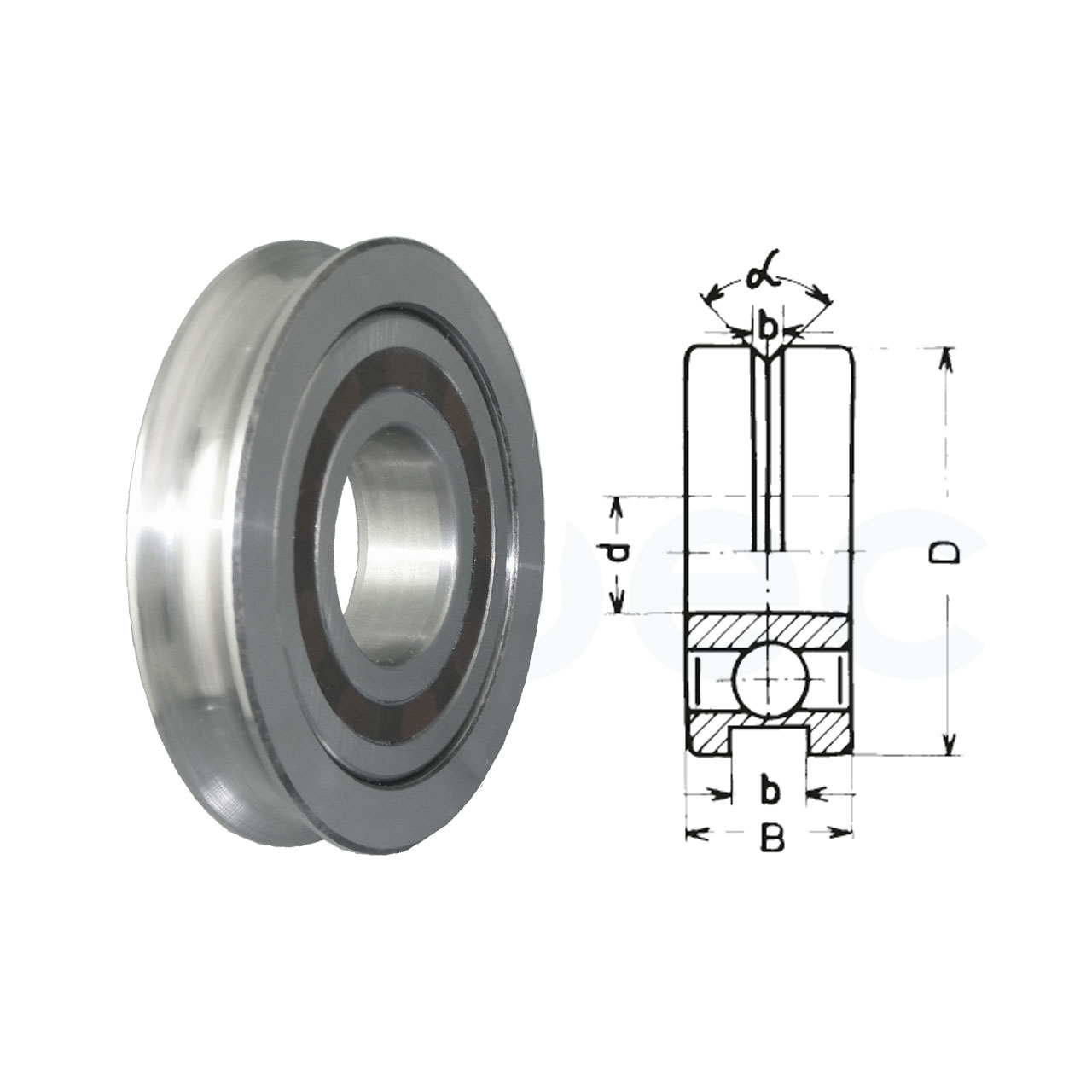 Single Row Straightening Roller Sealed