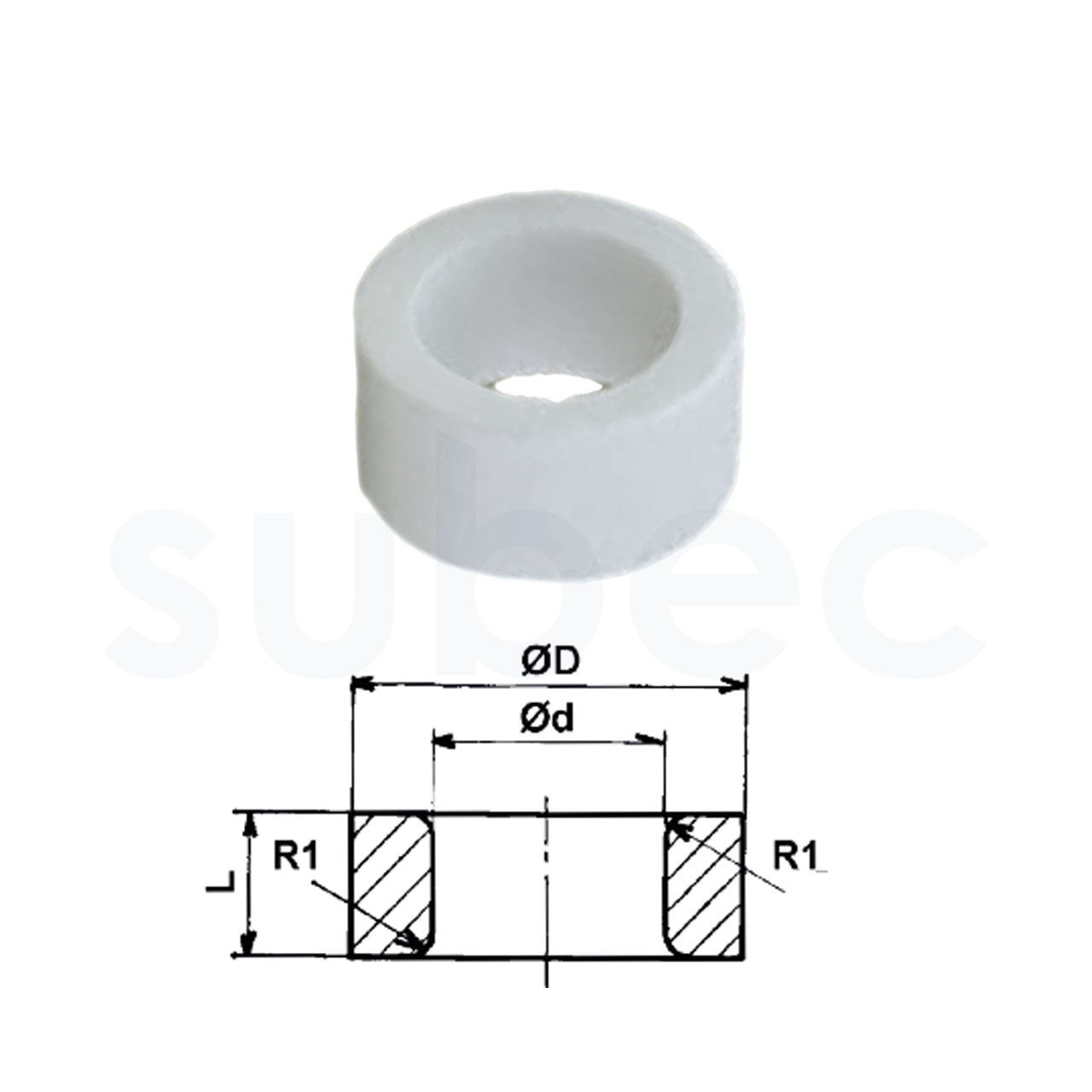 Tube Eyelets with Straight Inside