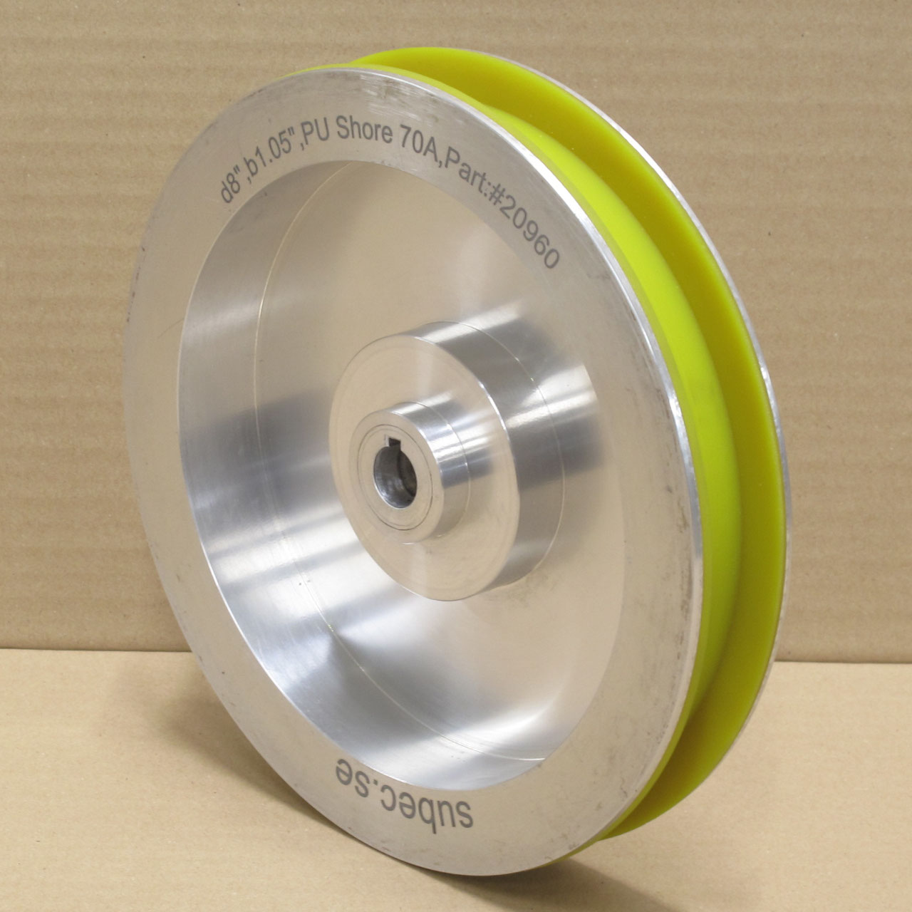 Aluminium Wheels with PU-Coated Groove