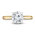 Diamond Solitaire Ring Round 14K Yellow Gold