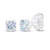 Diamond Solitaire Stud 1/4 ct Round 14K White Gold