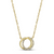 Shy Creation Round 14K Yellow Gold