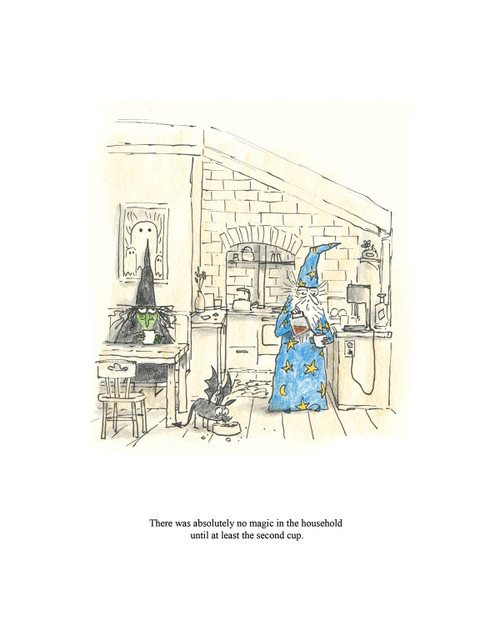 Witch and Wizard- Magic Coffee Print Witch and Wizard- Magic Coffee Print