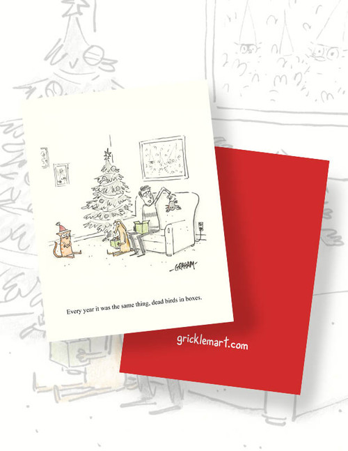 Cat Presents Greeting Card