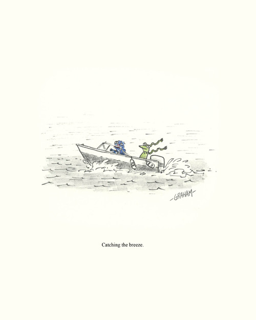 Catching The Breeze Print