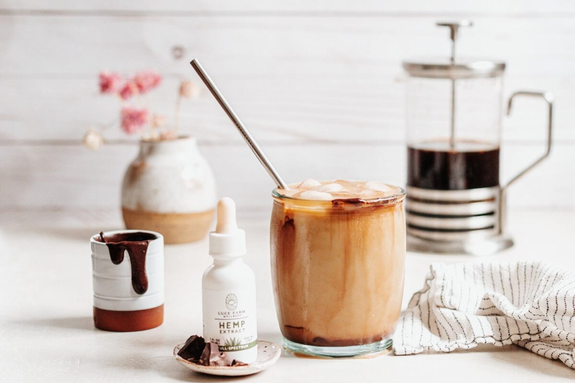 Iced CBD Mocha Latte