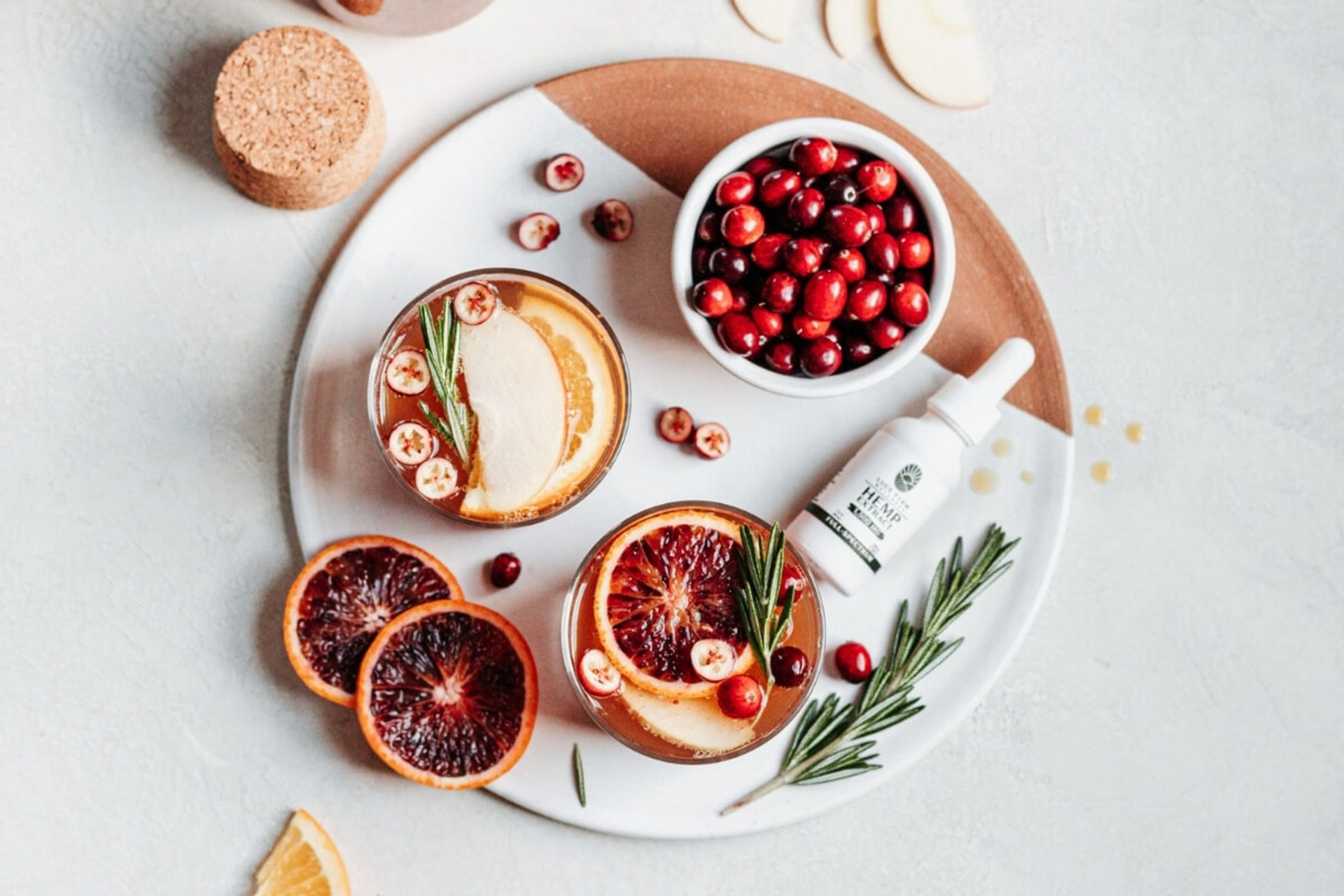 Festive CBD Apple Cider Sangria