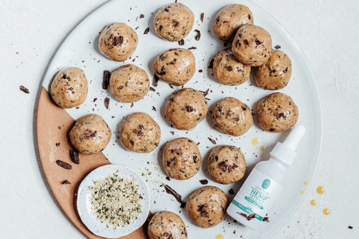 HempInfused Mint Chip Energy Balls Luce Farm Wellness