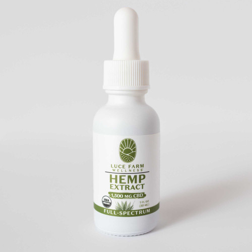 Luce Farm Wellness Vermont Certified Organic CBD Oil